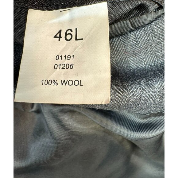 Jos. A. Bank Signature Collection Mens Wool Blazer 46L Gray Suit Jacket - Picture 4 of 13